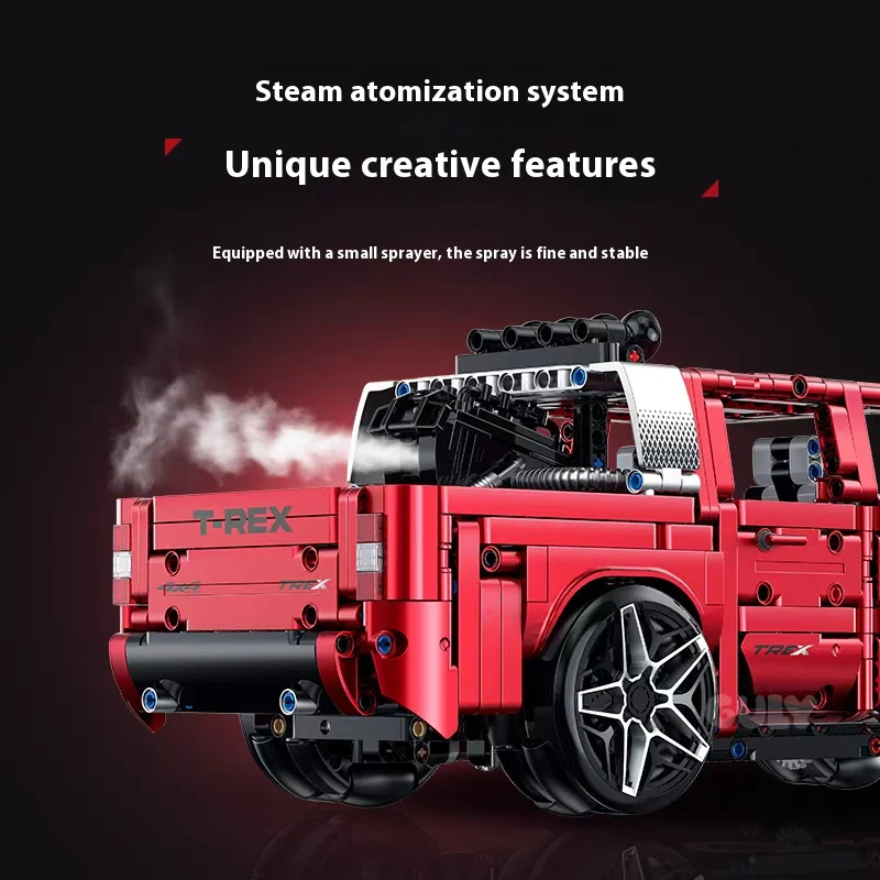 Meilleur vendeur10633 MOC technique RC SUV blocs de construction modèle pick-up briques assemblage jouets pour enfants coffrets cadeaux de noël