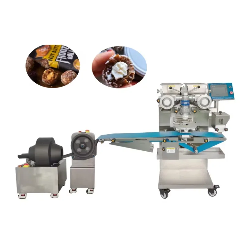 New Home Use Electrical Full Automatic Multifunctional Stainless Steel Energy Ball Date Ball Making Machine / Encrusting Sesame