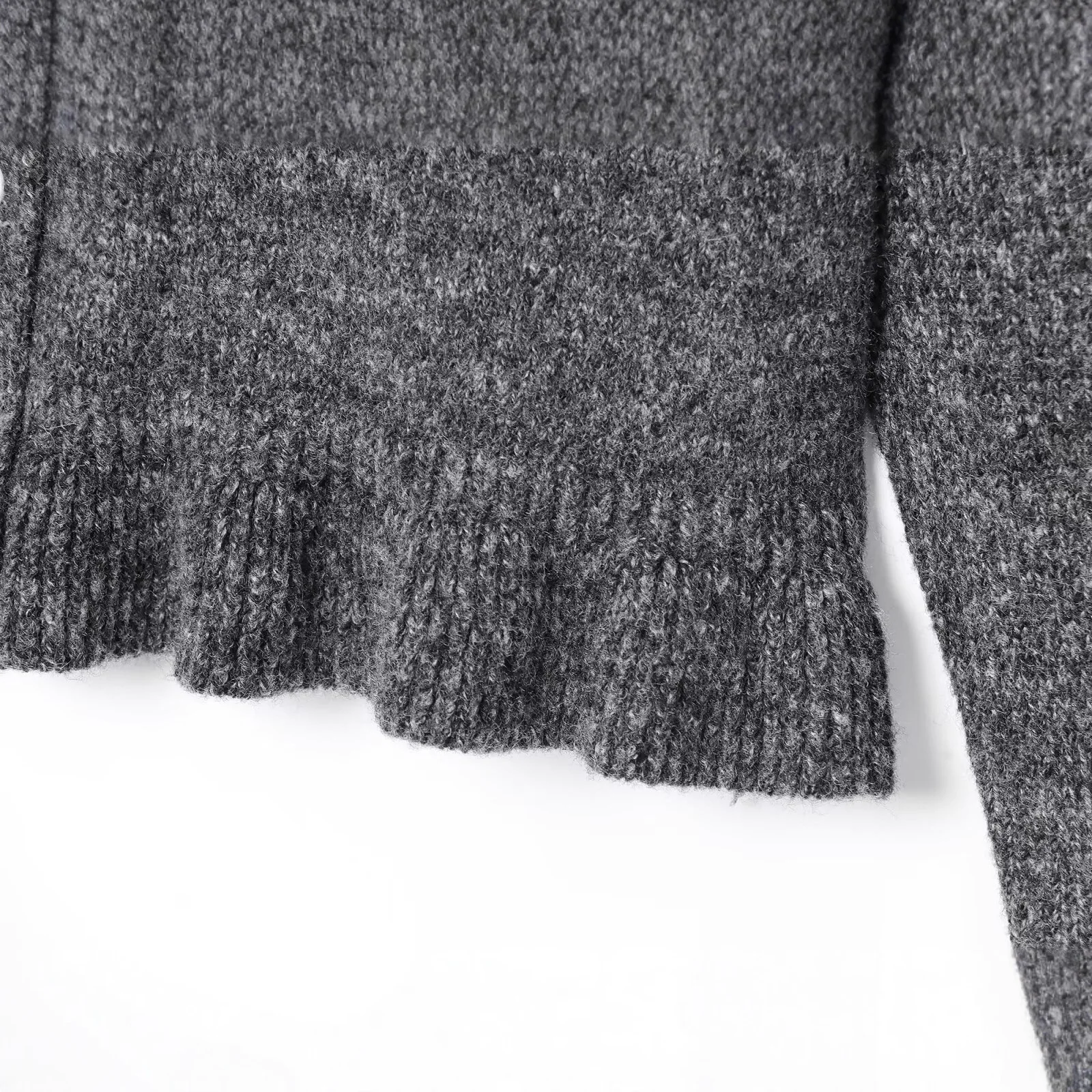 Femmes tricoté Cardigan manteau col de poupée bouton unique automne hiver Style européen vêtements d'extérieur à la mode haut décontracté M561311