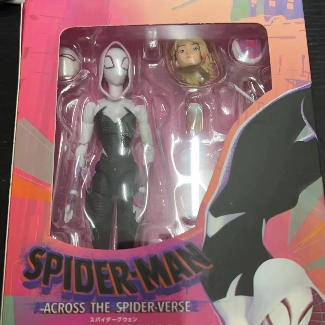 Marvel Shf Spider-Man Miles Morales Gwen Stacy Action Figure Marvel Spider-Man Across The Spider-Verse Figures Spiderman Toys