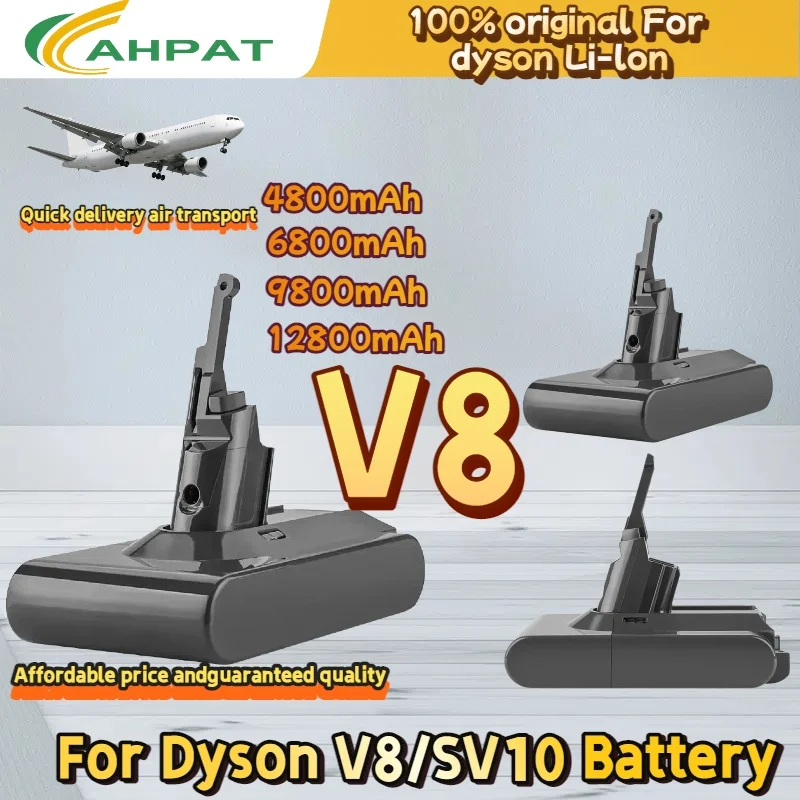لدايسون V8 12800mAh 21.6V بطارية مطلقة رقيق/الحيوان ليثيوم أيون مكنسة كهربائية بطارية قابلة للشحن 18650 خلايا بطارية على مستوى A #1