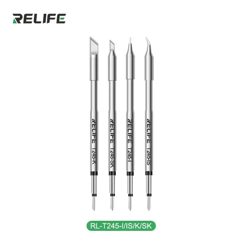 RELIFE RL-T245 Spitzen, universelle C245-Lötkolbenspitze, kompatibel mit Xsoldering T245 Lötstation, GVM T245 Handgerät