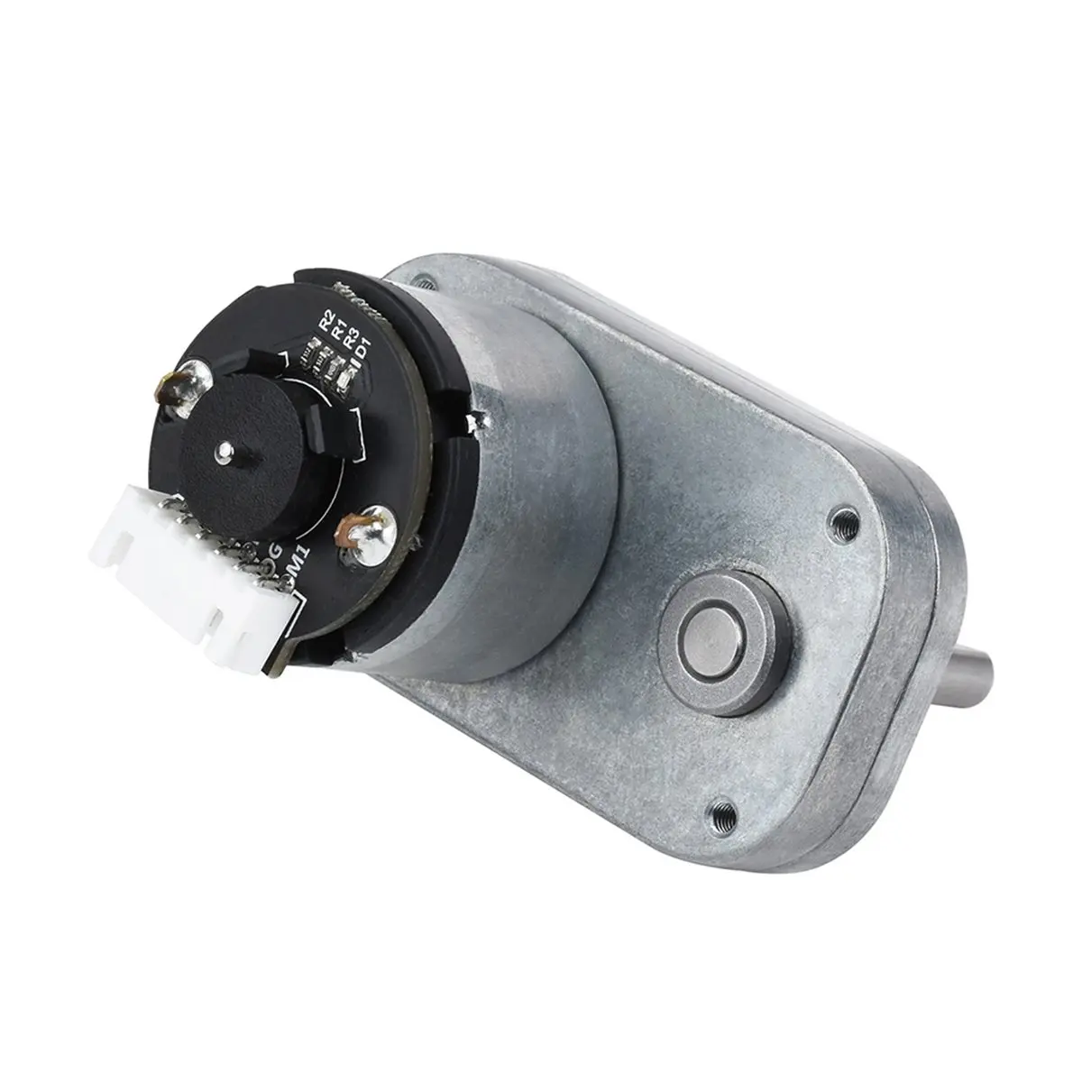 A32I L-Shaped Permanent Magnet DC Gear Motor Magnetic Hall Encoder All-Metal Gear Motor Mainly Used in Short Wheelbase Robots