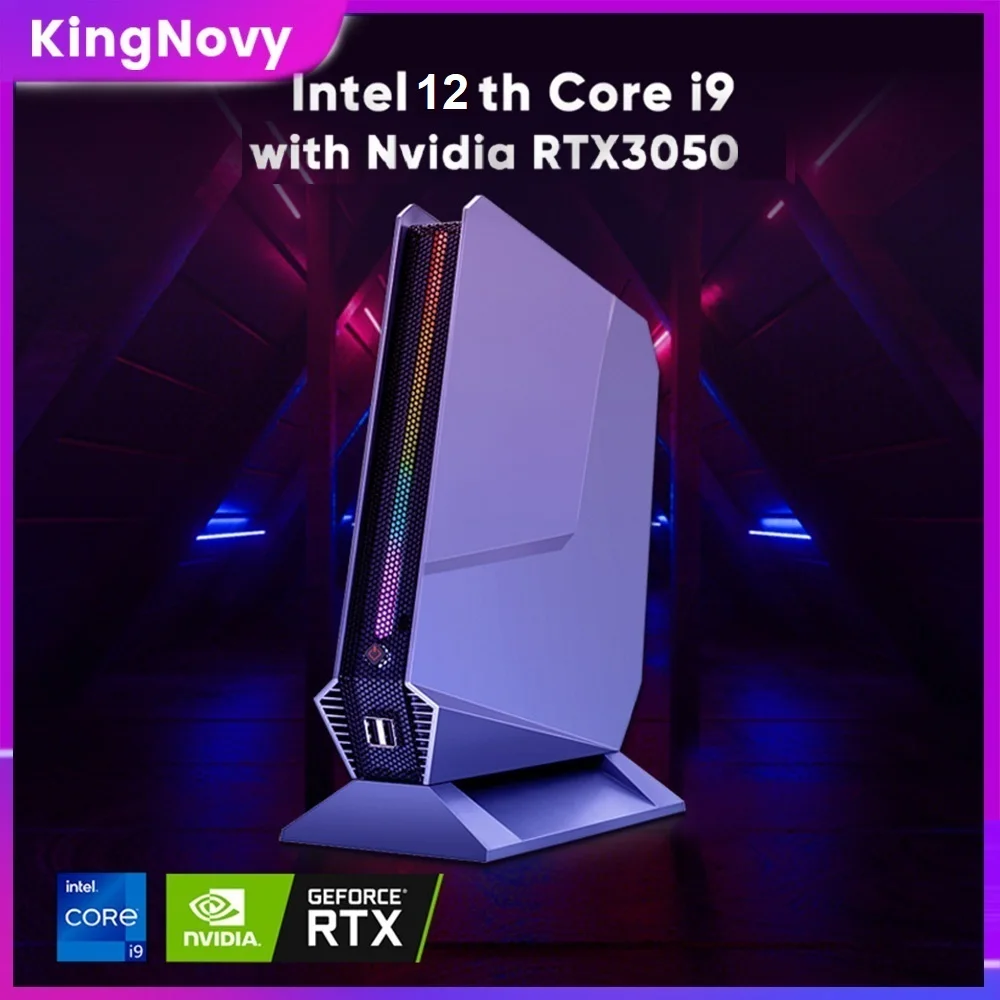 13th Gen Gamer Mini PC Nvidia RTX 4060 3050 8G Intel i9 13900HK i7 13800H 12900H RGB Mini Gaming Desktop Barebone Computer WiFi6