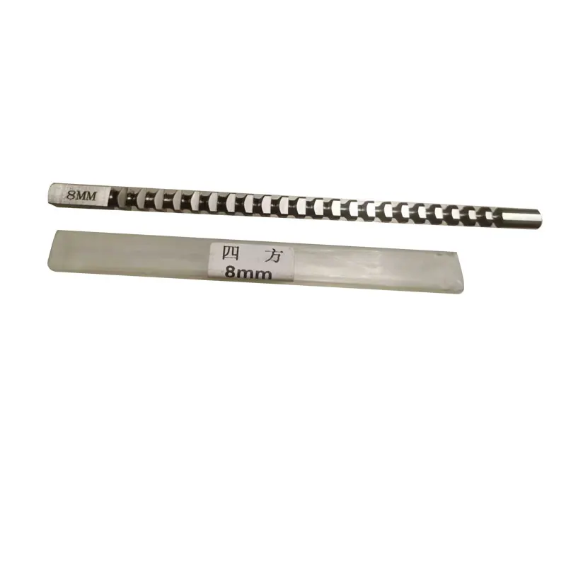 8mm Square Push Type Broach Cutter Metric Size HSS Cutting Tool