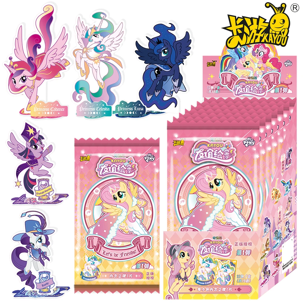 

Kayou оригинальный My Little Pony изысканная акриловая фигурка-подставка модель орнамент дружба волшебный анимированный персонаж креативная игрушка