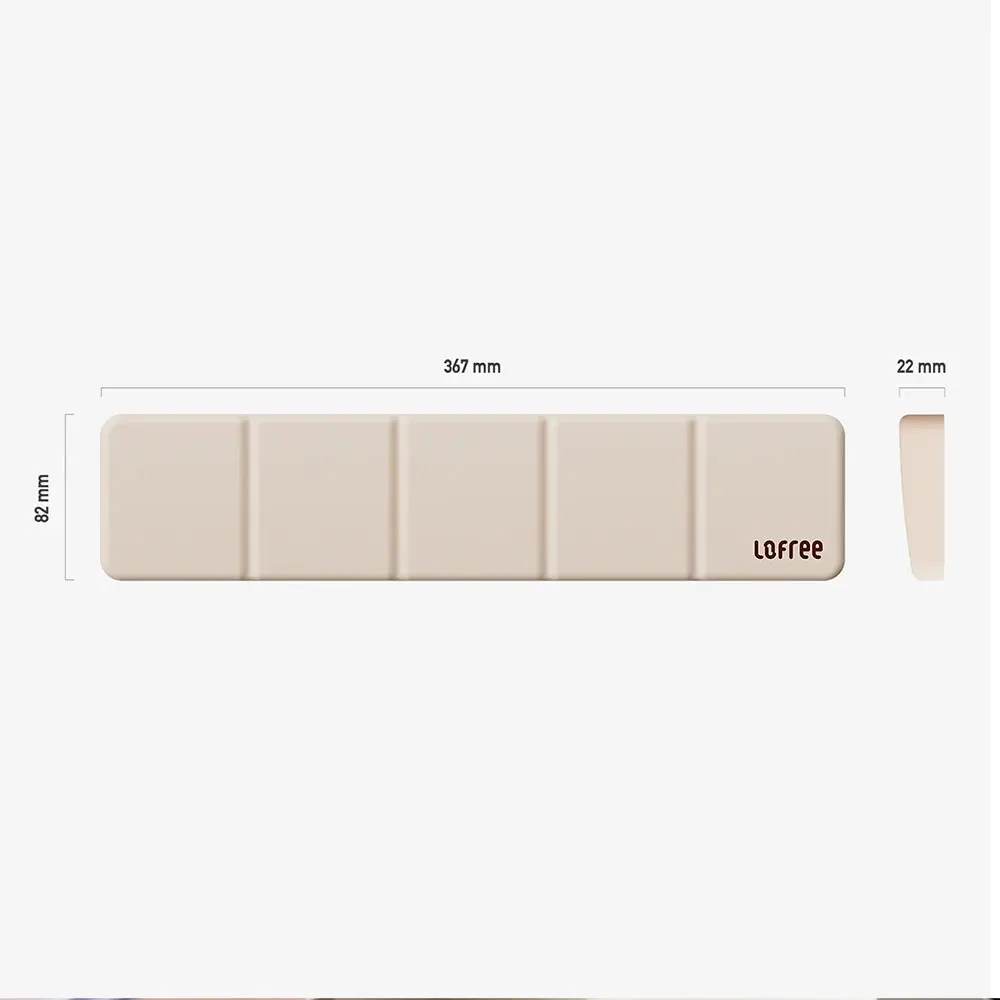 Lofree Memory Foam Wrist Rest Thickened Ergonomic Support for Mechanical Keyboard Typing Office Gaming Comfort