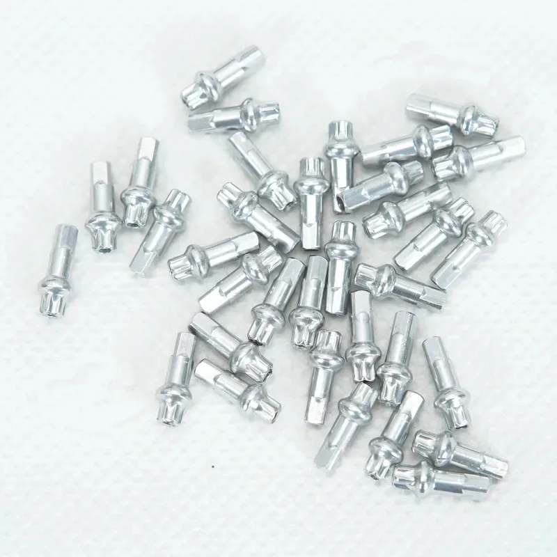 DT Swiss Squorx Pro Lock 2.0x15mm Silver Model Aluminum Spoke Nipple Lightweight Bicycle Spoke Cap
