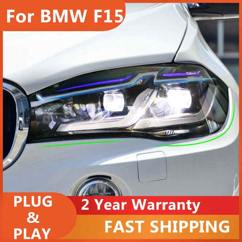 

Car Styling For BMW X5 2014-2018 F15 Headlight DRL LED Bi Xenon Bulb Fog Lights Car Accessory Head Lamp