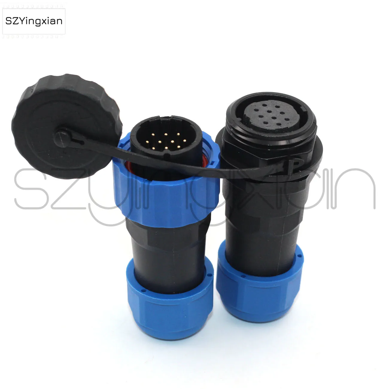 SD20 Butt Connector 2 3 4 5 6 7 9 10 12 14 Pin Outdoor Industrial AC Power Waterproof IP68 Male Plug Female Socket