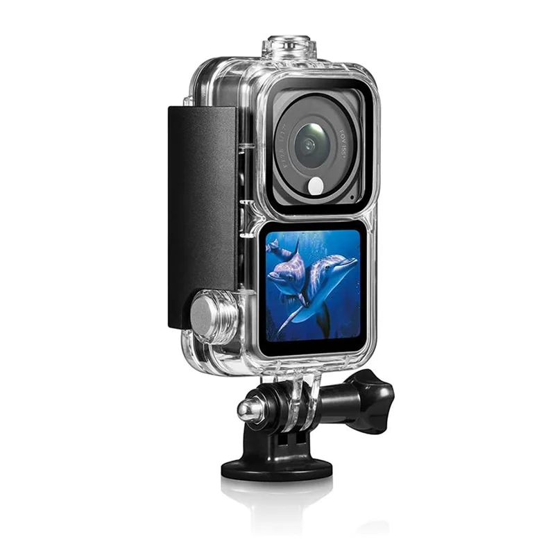 حافظة حماية مقاومة للماء للغوص لكاميرا DJI Osmo Action 2 Action 60 متر حافظة واقية تحت الماء مع فلتر