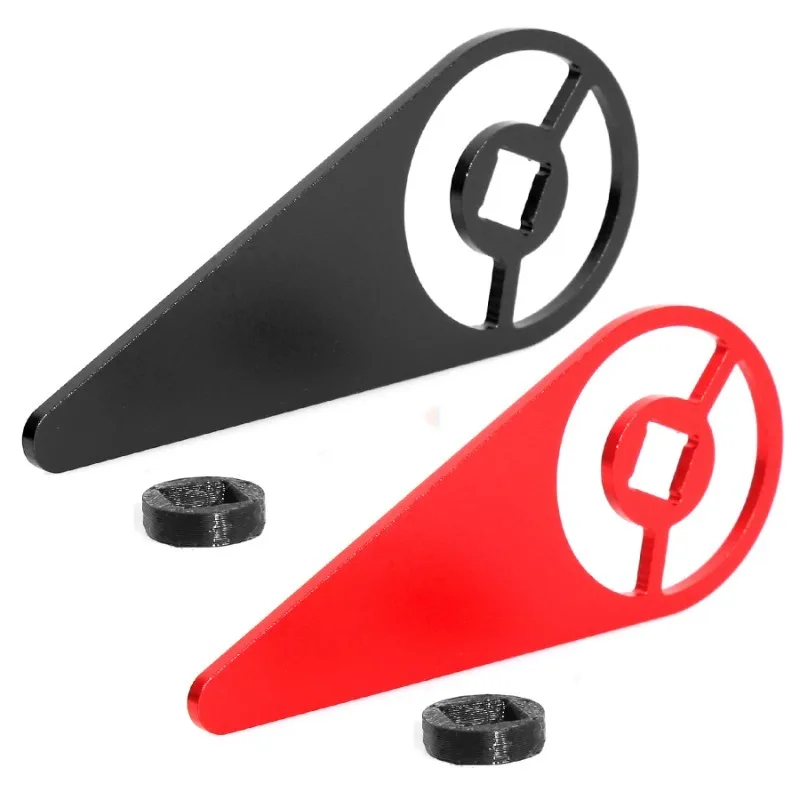 FLYSKY G7P Kit remoto de mão única Atualização de controle de arma de liga de alumínio (vermelho/preto) 8g leve