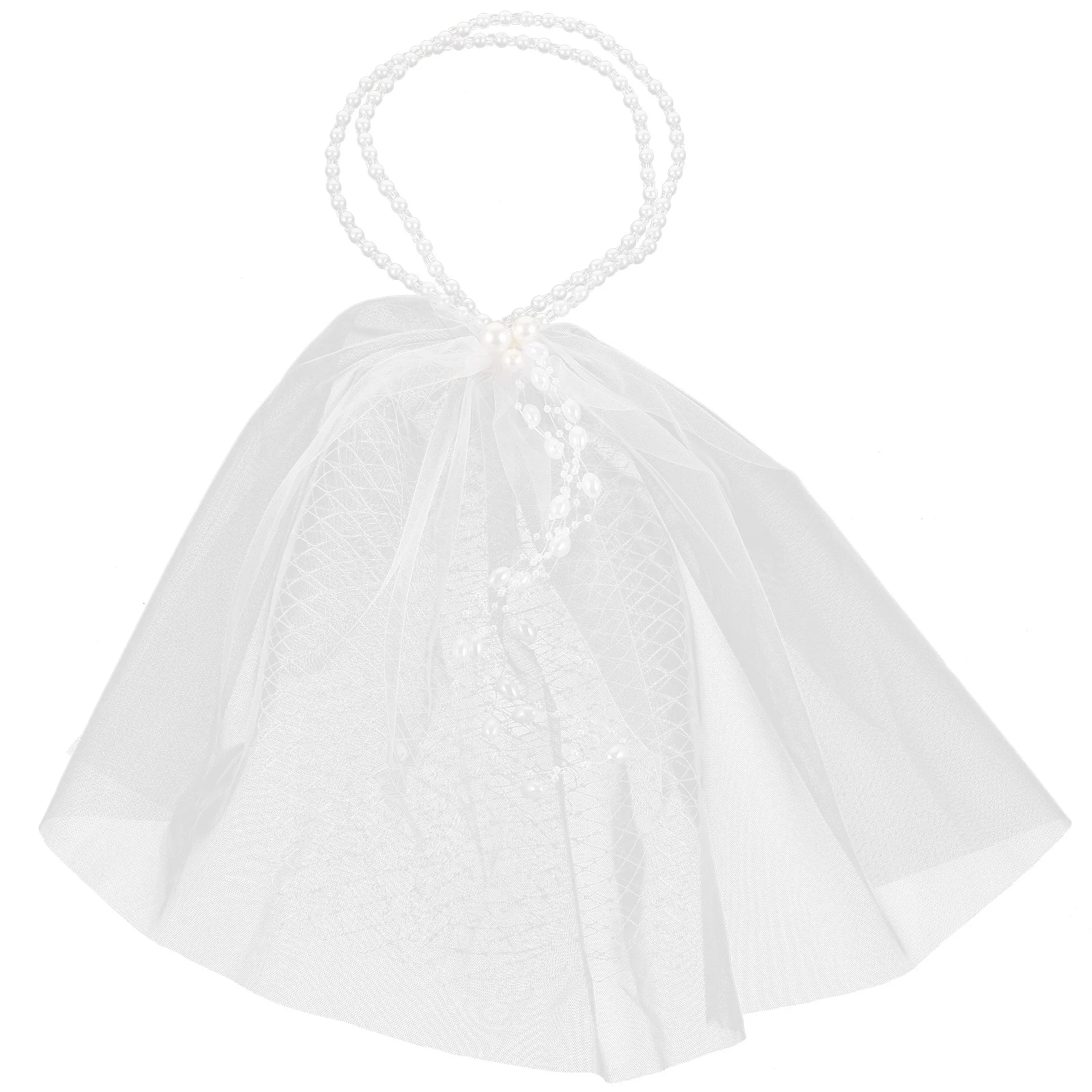 

Delicate Gauze Bridal Veil Lightweight Wedding Dress Headwear Mesh Veil for Bride Bridesmaid Elegant Wedding Decor