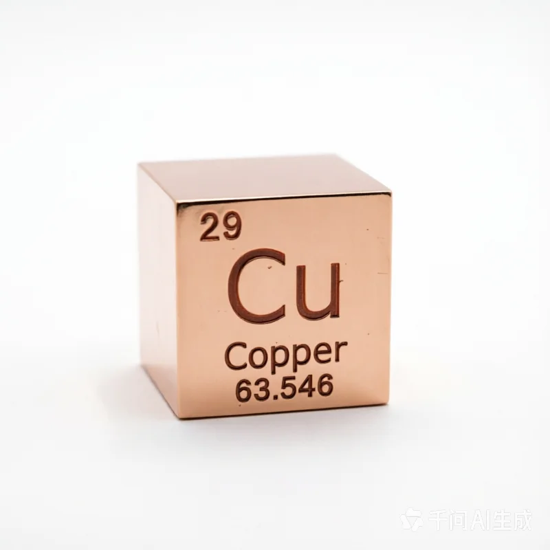 1PCS 10mm/25.4mm 99.95% Pure Copper Mirror Cube, Laser Engraved Periodic Table Element Collection Display