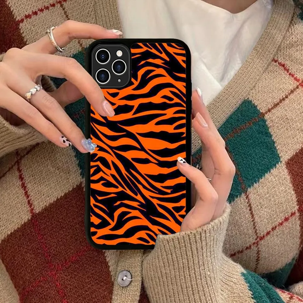 Cartoon Zebra Pattern Phone Case Silicone PC+TPU For For IPhone 11 12 13 14 15 16 Plus Pro Max Cover