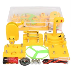 Kids Basic Circuit Traffic Light Electricity Learning Kit Physics Educational Toys For Children STEM Experiment Teaching Hands