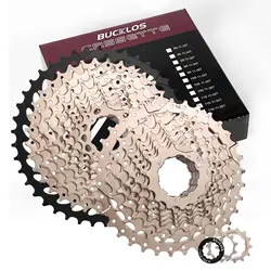 BUCKLOS MTB Cassete 8/9/10/11/12 Speed Bike Freewheel 11-36T 11-40T 11-42T Bicycle Cassette 9v 10v 11v Sprocket for Shimano HG