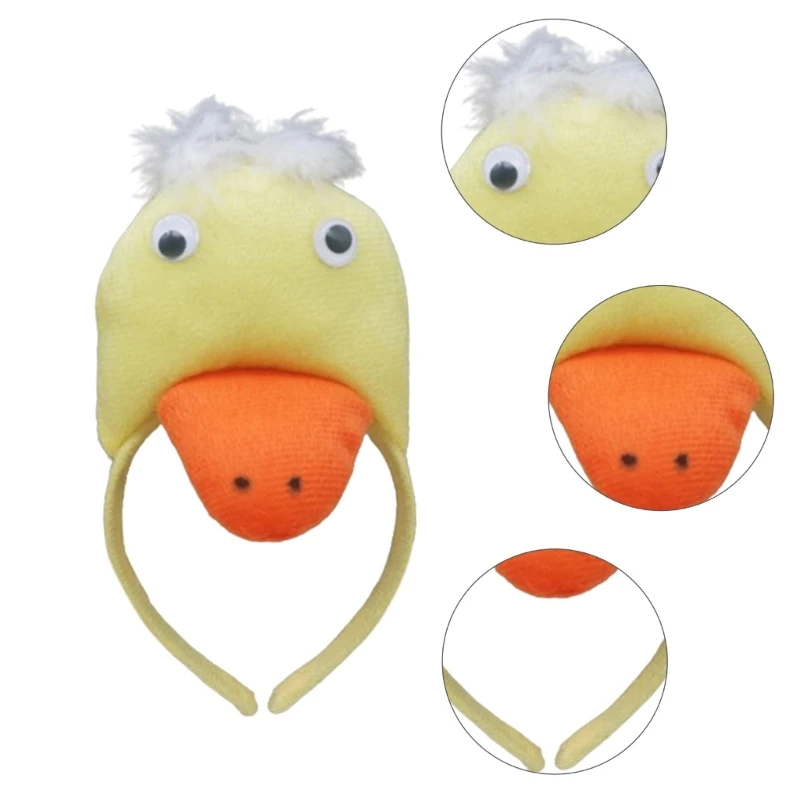 Delightful Duck Hair Accessory Soft and Flexible Perfect for Festivals