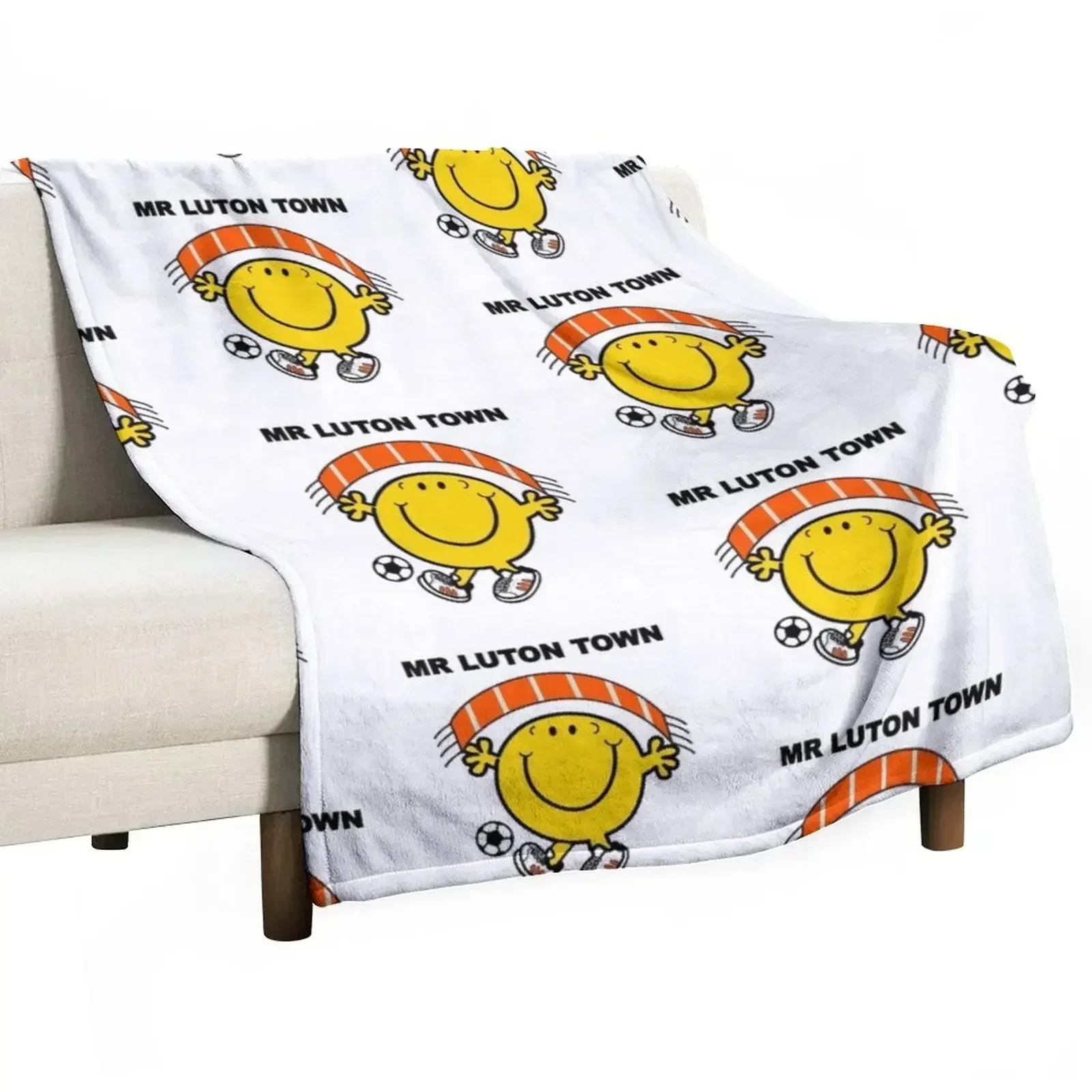 Mr Luton Town Throw Blanket Thins Bed Fashionable christmas decoration Sofa Quilt Heavy Personalized Gift Blankets