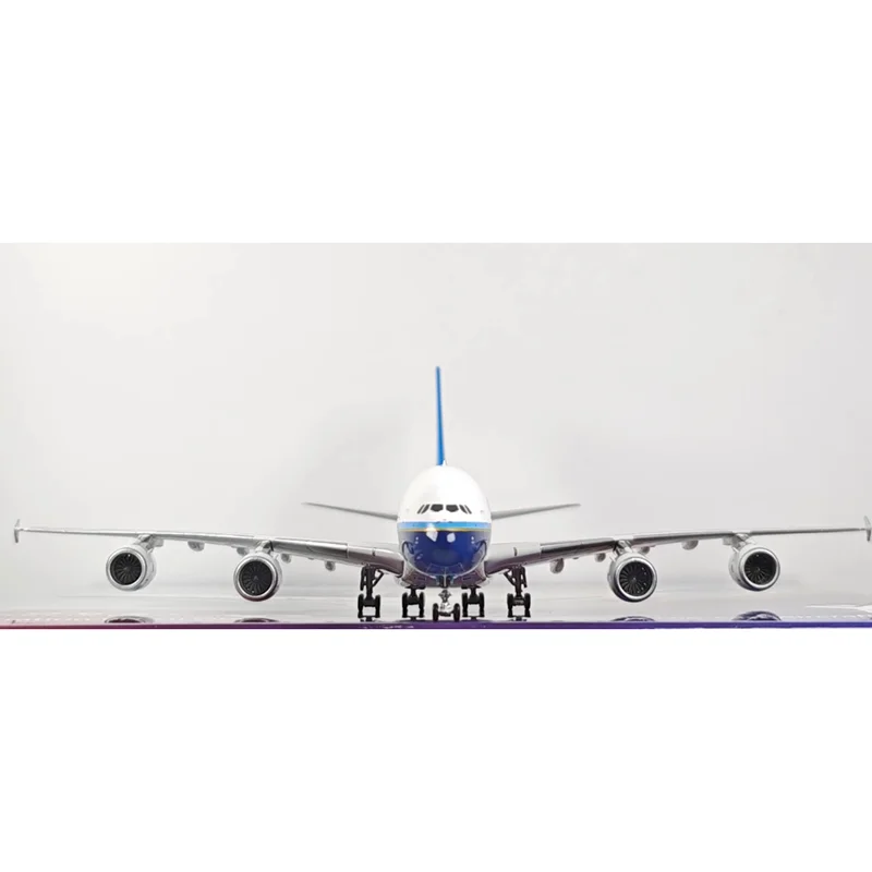 YY Wings Diecast 1/400 مقياس الخطوط الجوية العالمية الخطوط الجوية الجنوبية A380-800 9H-GLOBL سبيكة نموذج طائرة تحصيل حلية