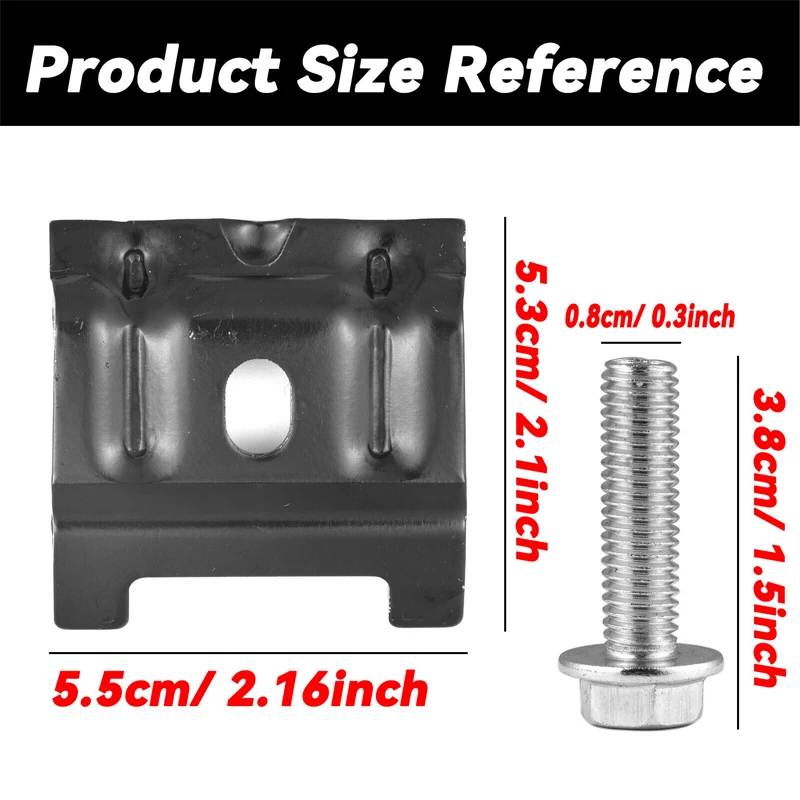For VW Fox Golf Passat Polo Hold Down Clamp Bracket 1J0803219 Battery Clamp Bracket+ Bolt