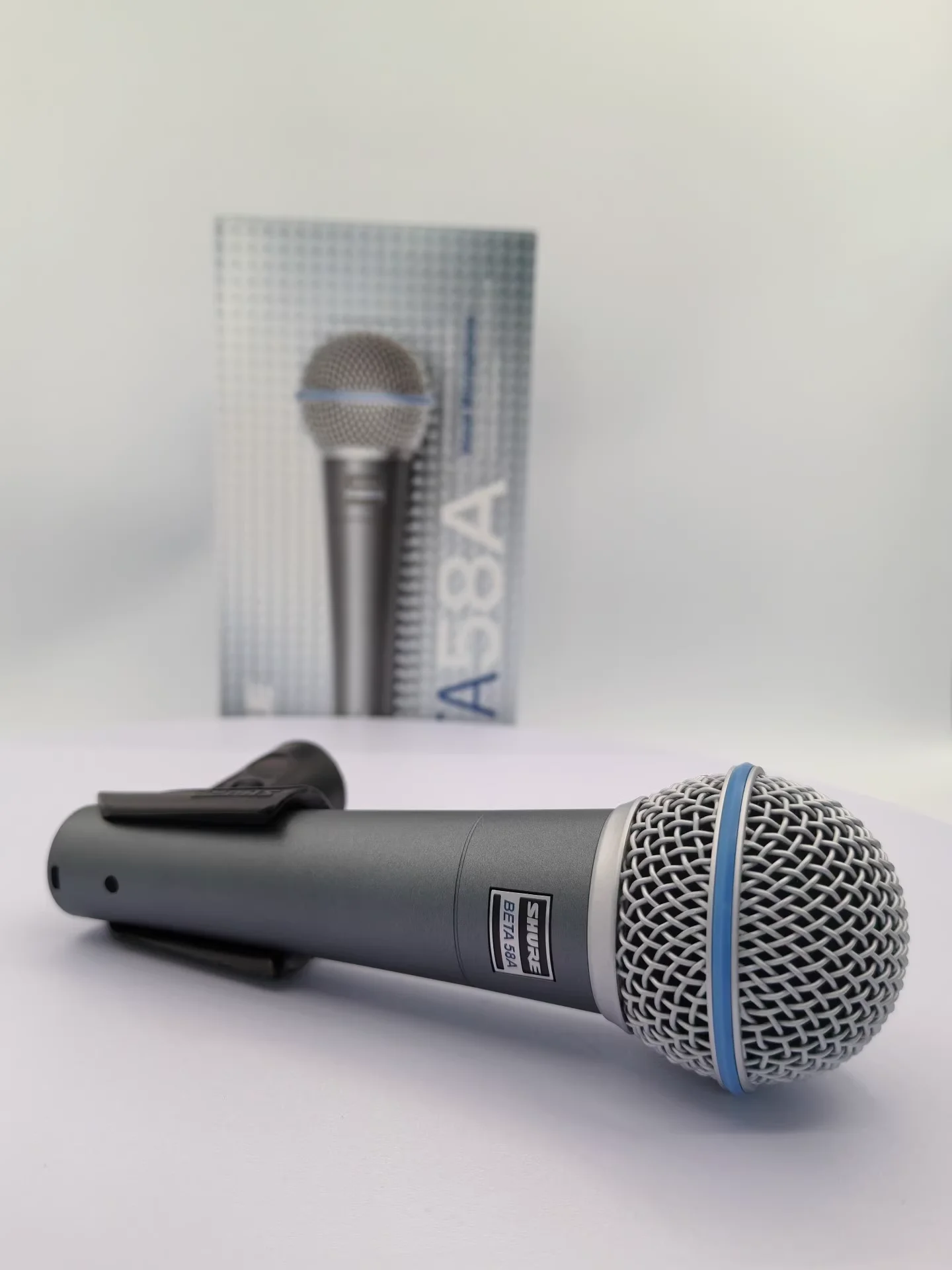 Shure Beta 58A ميكروفون صوتي سلكي ديناميكي للمسرح الاحترافي لعبة كمبيوتر كاريوكي ستوديو مناسبة لجميع الأداء #3