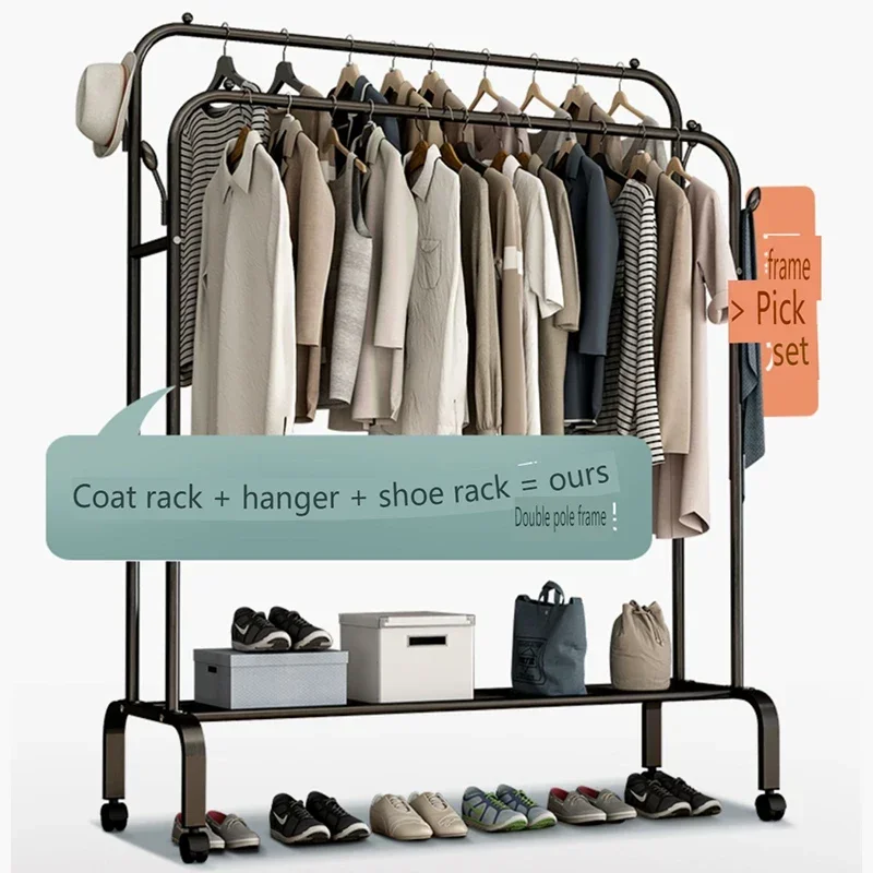 Home Furniture Room Shelves Closet Closet Hanger for Clothes Arara Shelf Clothing Rack Sofa Shelfs Stand Porte Manteau Mural