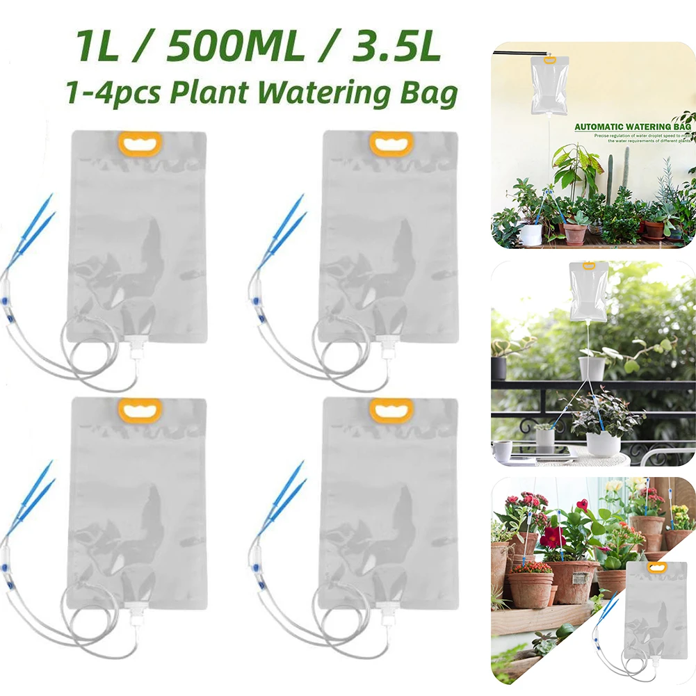 3.5L automatyczne nawadnianie worek infuzyjny z regulowanym systemem nawadniania kropelkowego roślin do samonawadniająca się doniczka ogrodowego