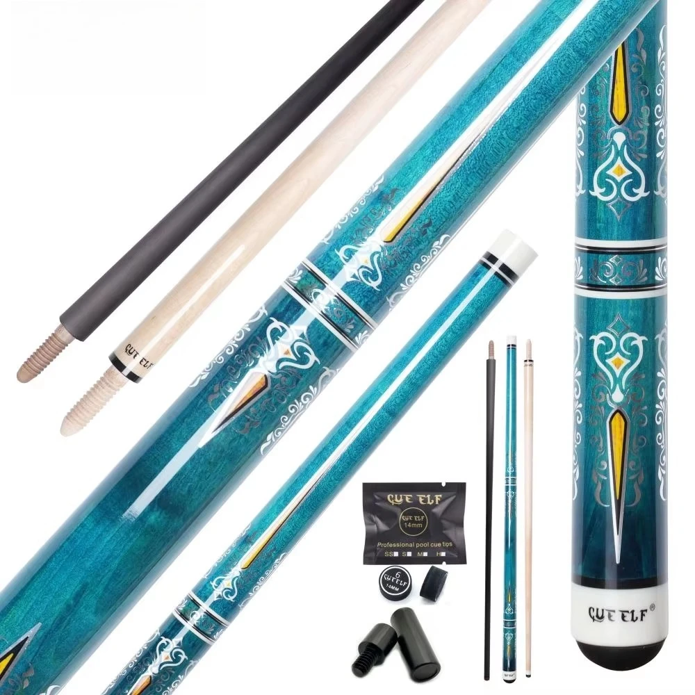 

Durable Double Shaft Wood Joint Carom Pool Cue Stick Canada Hard Maple Carbon Fiber Pool Cue Carom Billiard Cues