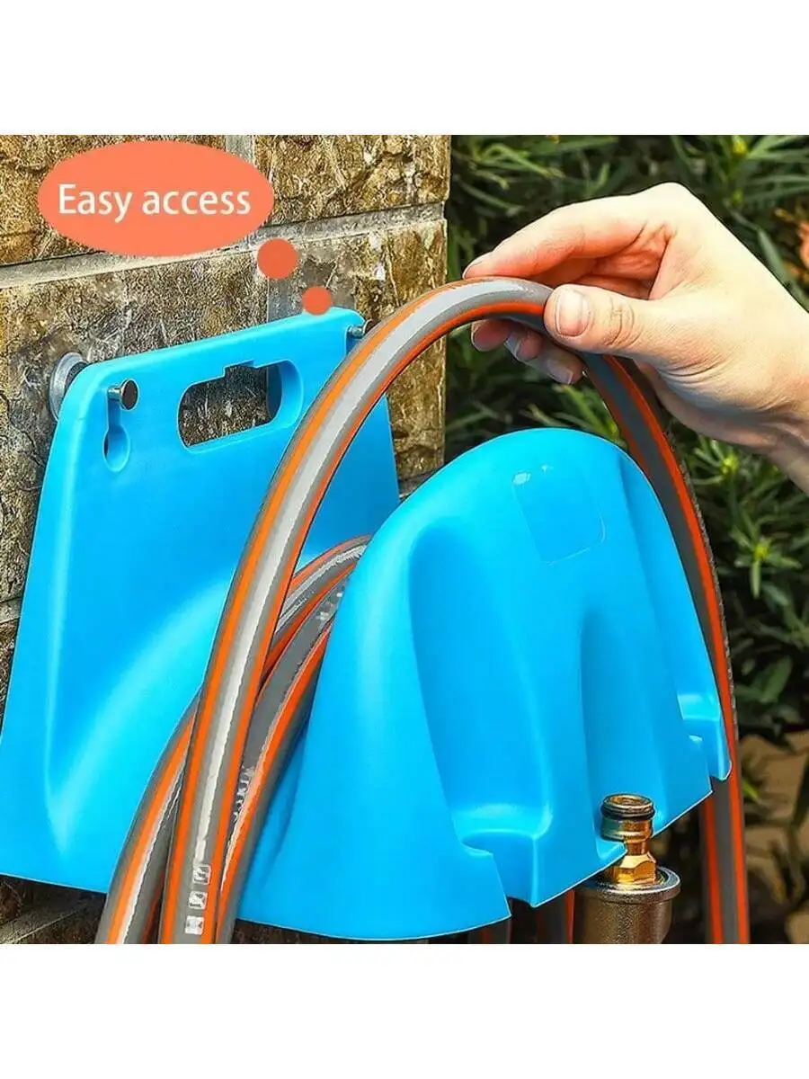 Random Colors Wall Mounted Garden Irrigation Hose Pipe Hanger Plastic Rack Tap Watering Hose Organizer  Holder Pipe Winding Fram