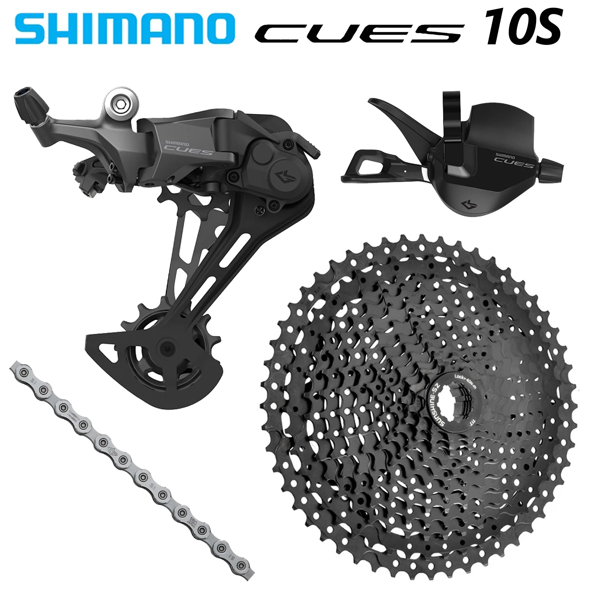 SHIMANO CUES U6000 1x10 Speed MTB Groupset 42T/46T/50T 10S group 4KIT