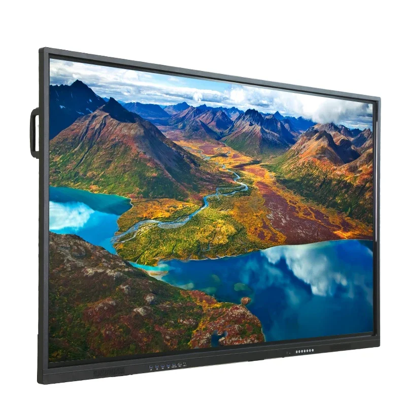 65-Zoll-LED-Bildschirm, intelligenter Touchscreen, interaktives Whiteboard, flaches Panel für Bildung