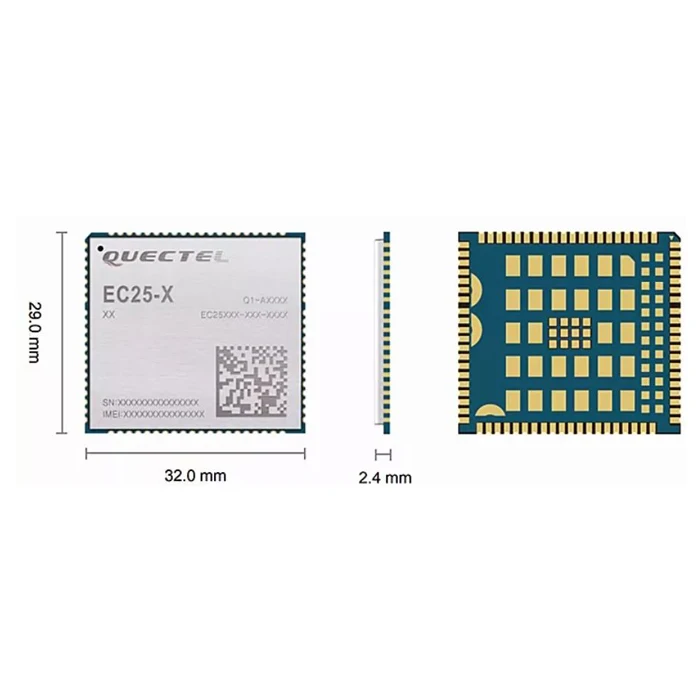 Original Quectel 4G LTE Cat4 Wireless EC25-AUX LCC GSM GPS GPRS Module EC25AUXGA-128-SGNS EC25 module