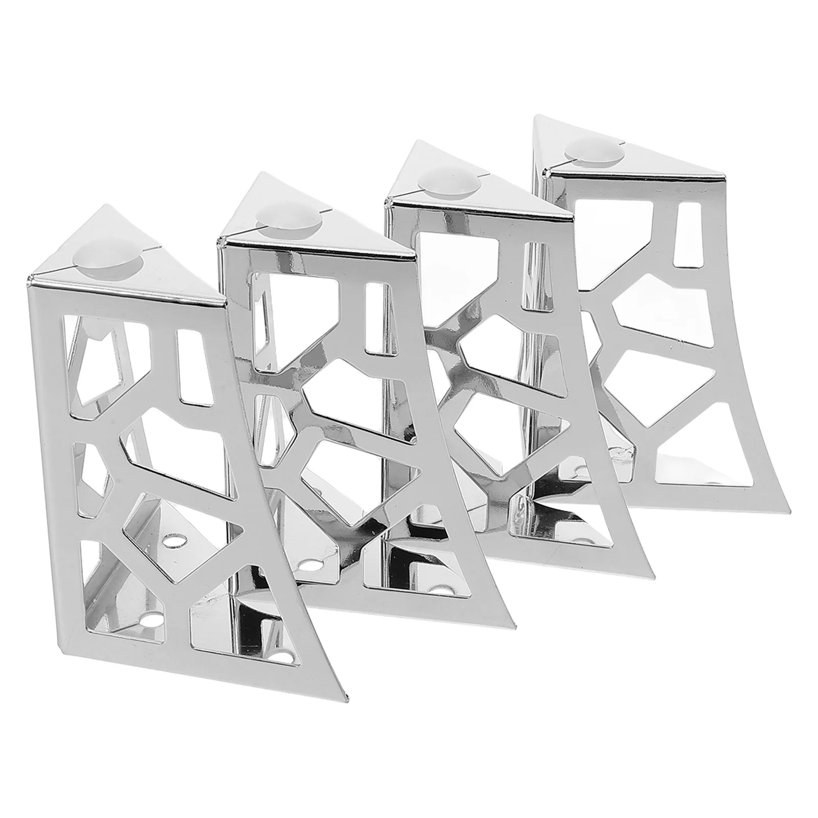 

4pcs Hollow Pattern Metal 3.5 Inch Furniture For Sofa Couch Cabinet Table Replacement Sturdy Support Furniture Metal Table Leg
