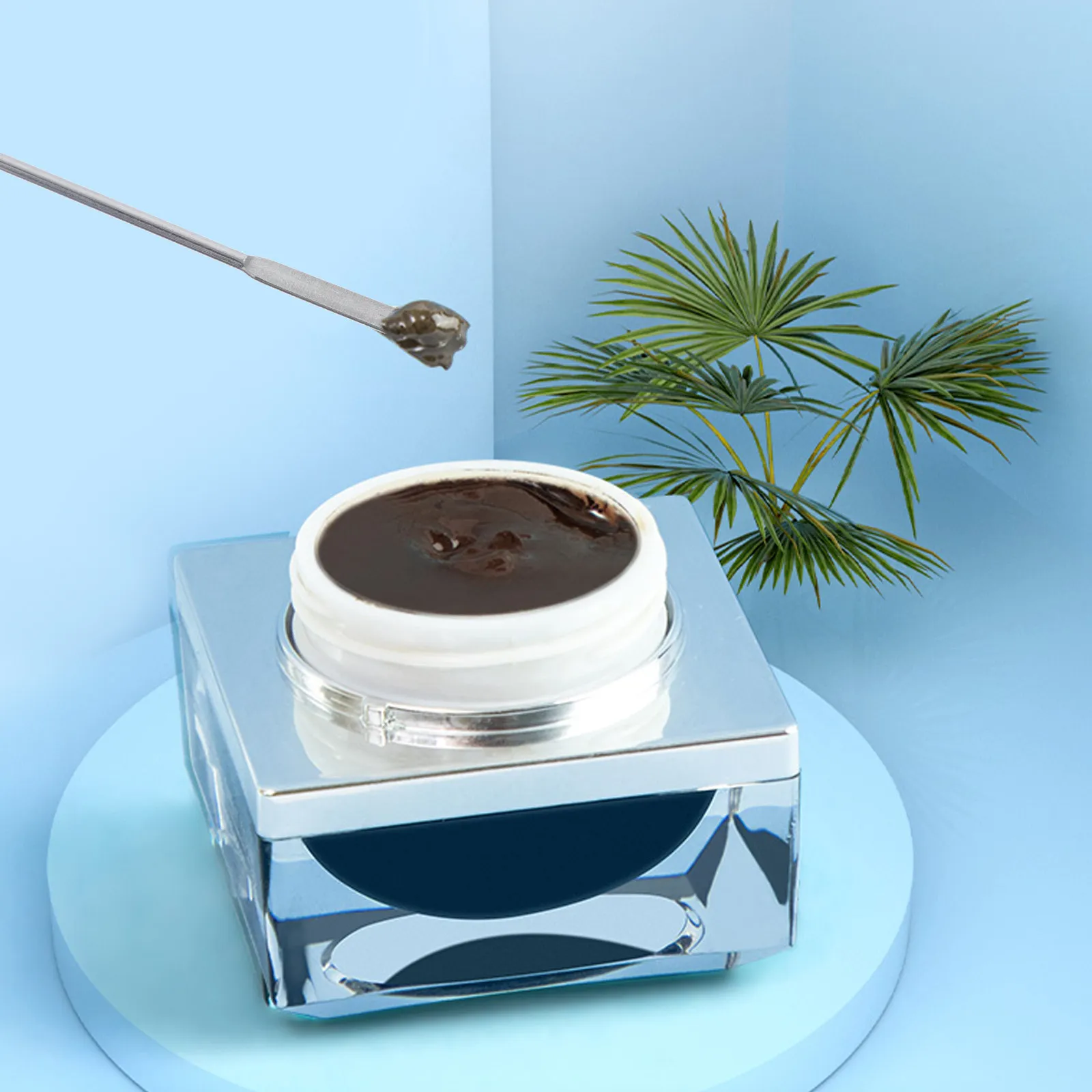 

Набор из 4-х компактных инструментов для смешивания пигментов из нержавеющей стали для татуировок, чернил, красок и клея, многоразовые