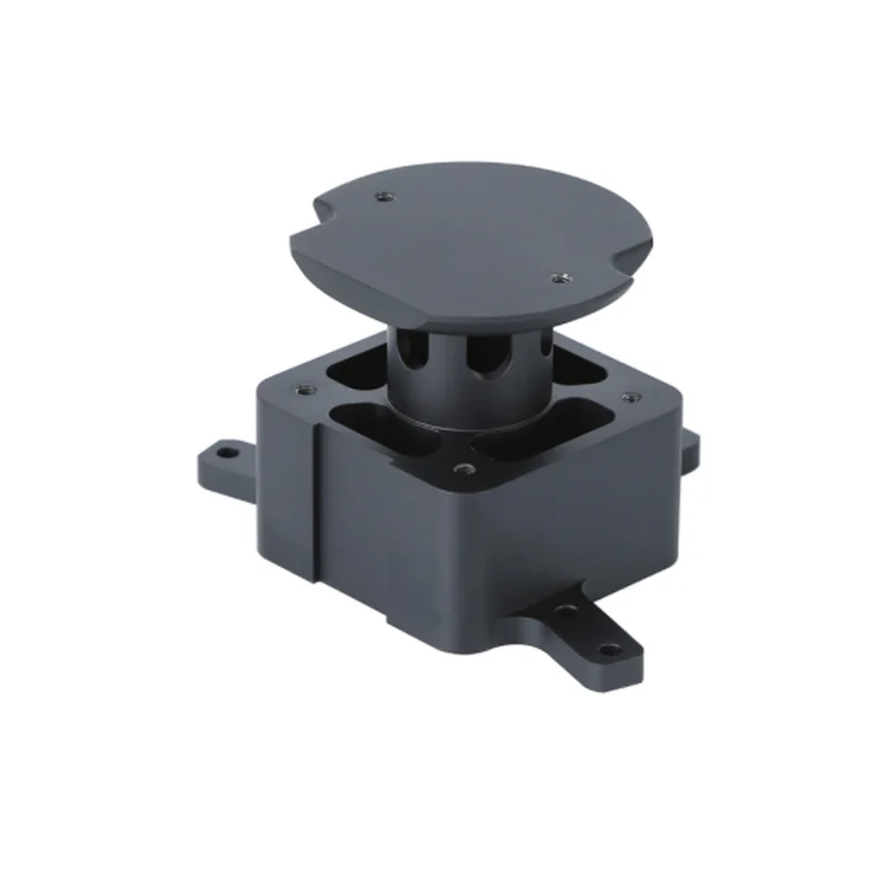 Black anodized aluminum alloy CNC precision machining equipment base bracket Equipment fixed base assembly