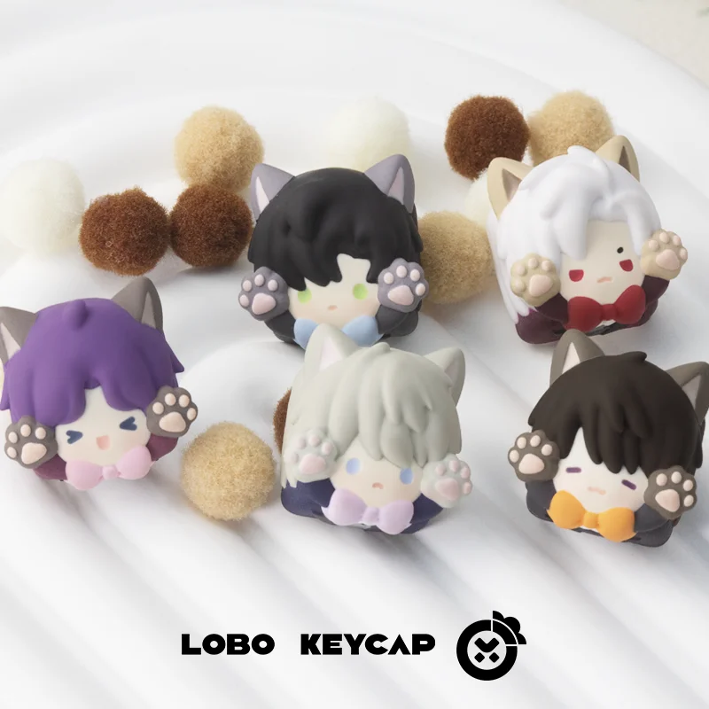 أغطية مفاتيح Love And Deepspace Xavier Zayne Rafael Sylus Caleb لعبة شخصية البضائع لوحة المفاتيح الميكانيكية ملحقات غطاء المفاتيح ESC #1