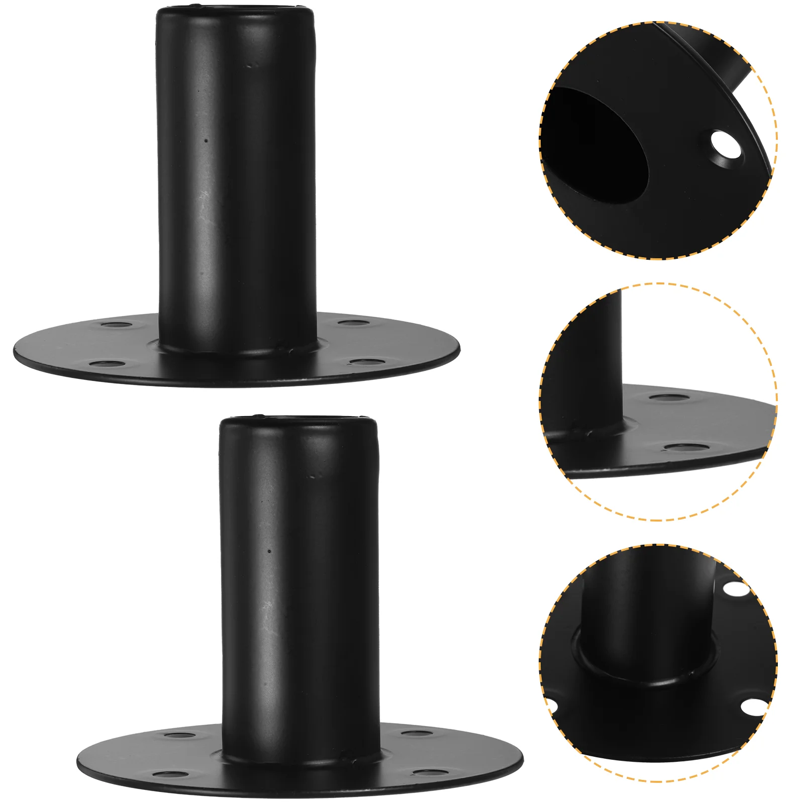 Speaker Stands Floor Speaker Stands Speaker Aluminum Alloy Base Bracket Support for Surround Sound and Book Shelf Speakers