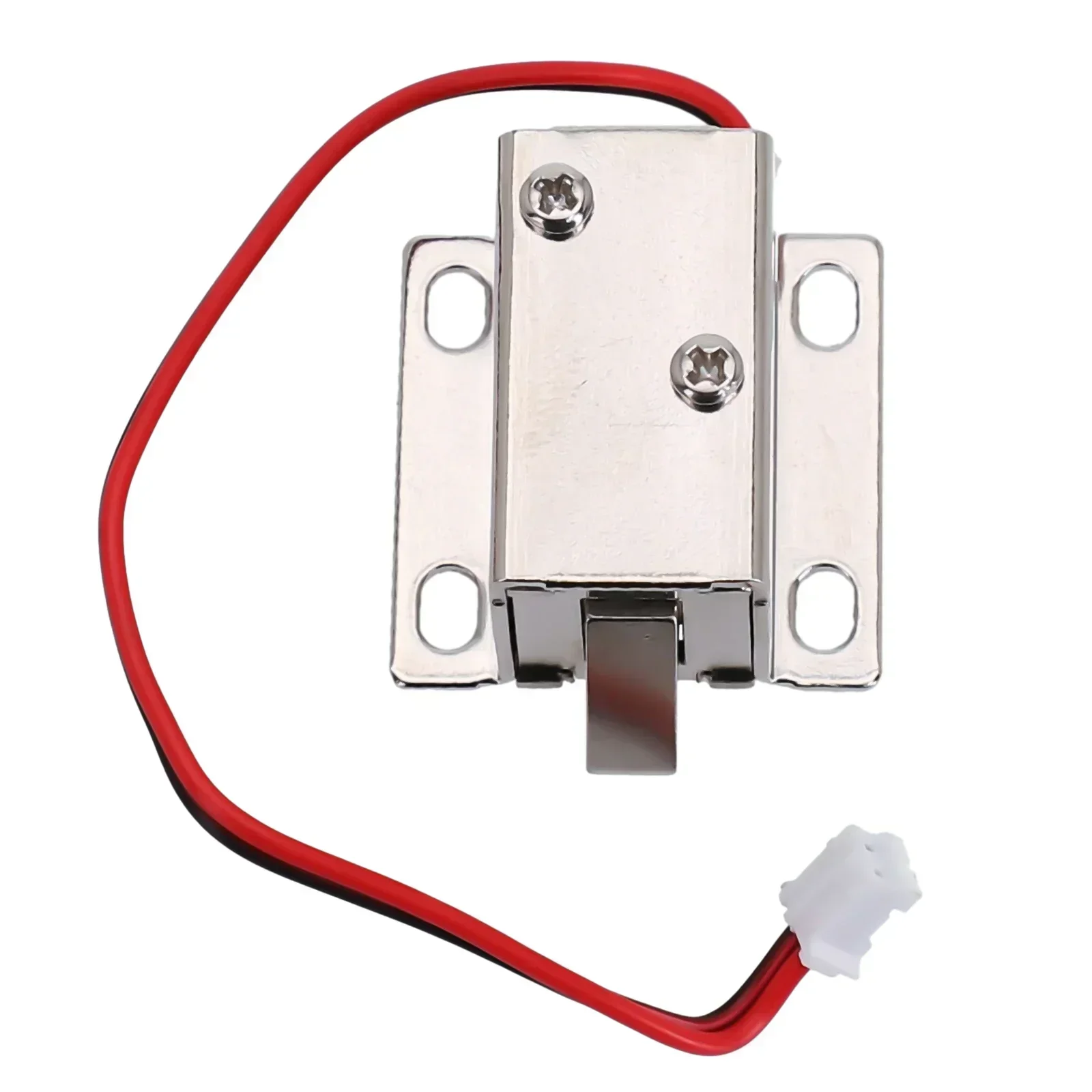 1 Pcs Electronic Latch Lock Catch Door DC 12V 0.35A Electro-Magnet Release Solenoid Slant Slug Furniture Hardware Fittings