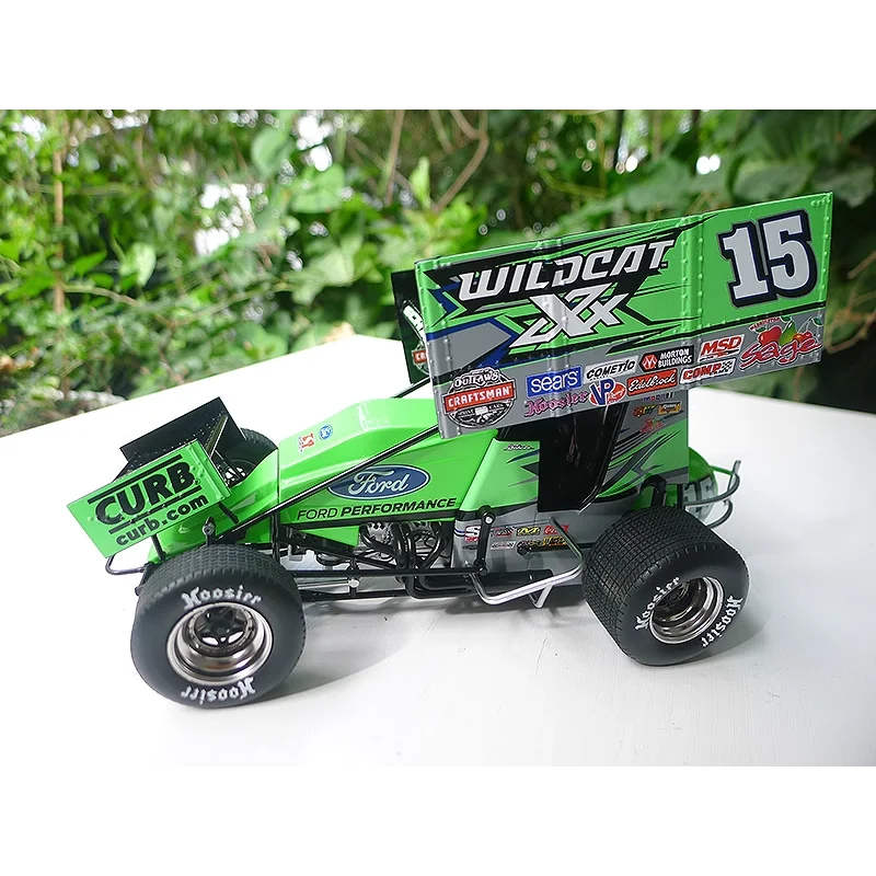 

Diecast ACME 1:18 Scale Wildcat XX 15 Sprint Car Alloy Car Model Collectible Toy Gift Souvenir Display Ornament
