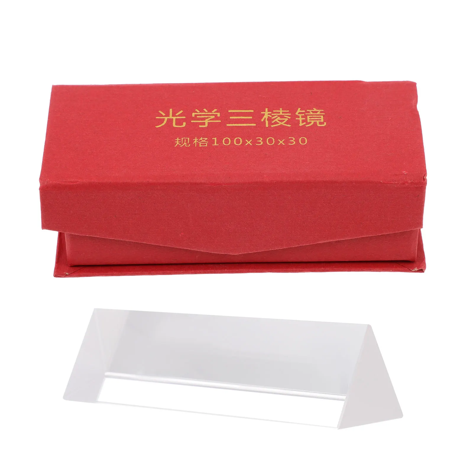 

Prism Glass Optical Teaching Physics Experiment Triangular Apparatus Student Triple-prism Portable Equipment Refractive Index