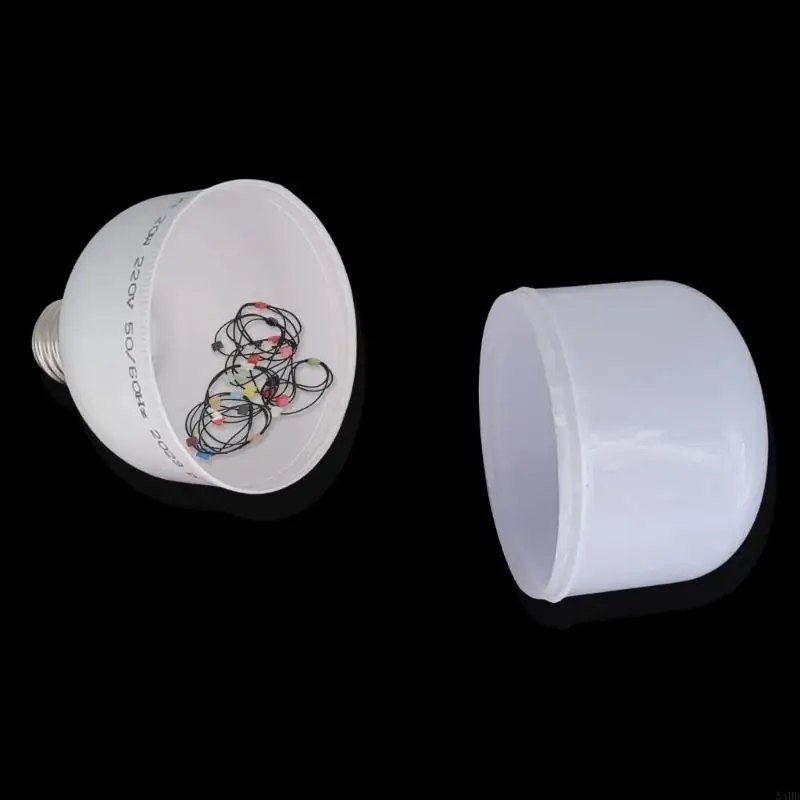 

54HD Concealed Compartment Bulb Safe Innovative Bulb Security Storage Box for Hiding Money Rings and Trinket