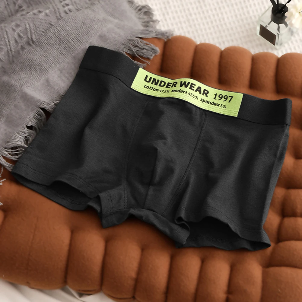 1 قطعة الرجال \\\\\\\\\' الانتفاخ الحقيبة الملاكمين السراويل مشروط القطن منتصف الخصر الملابس الداخلية جذوع السروال رجل سراويل الملابس الداخلية #2