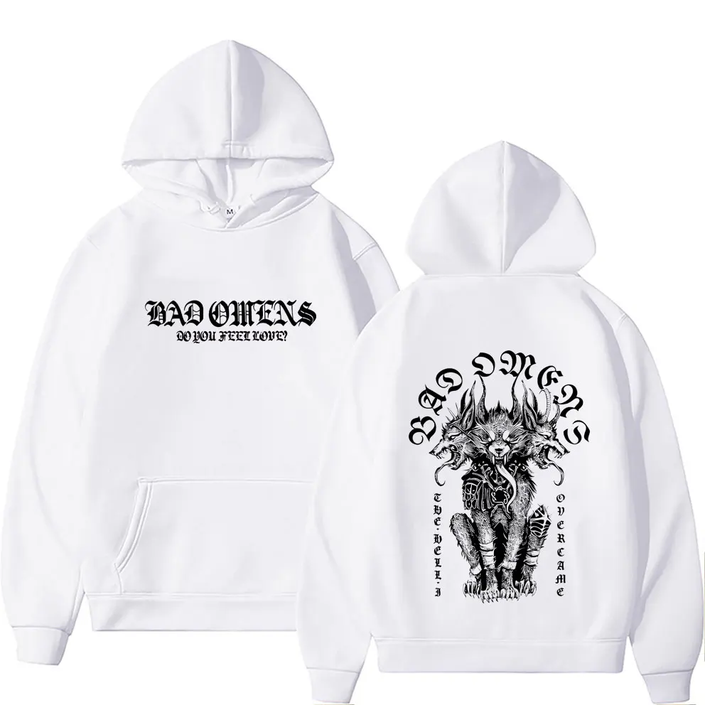 

Hot Sale Bad Omens Do You Feel Love Tour 2026 Men Women Hoodie Men Women Retro Rock Streetwear Male Gothic Metal Style Hoodies