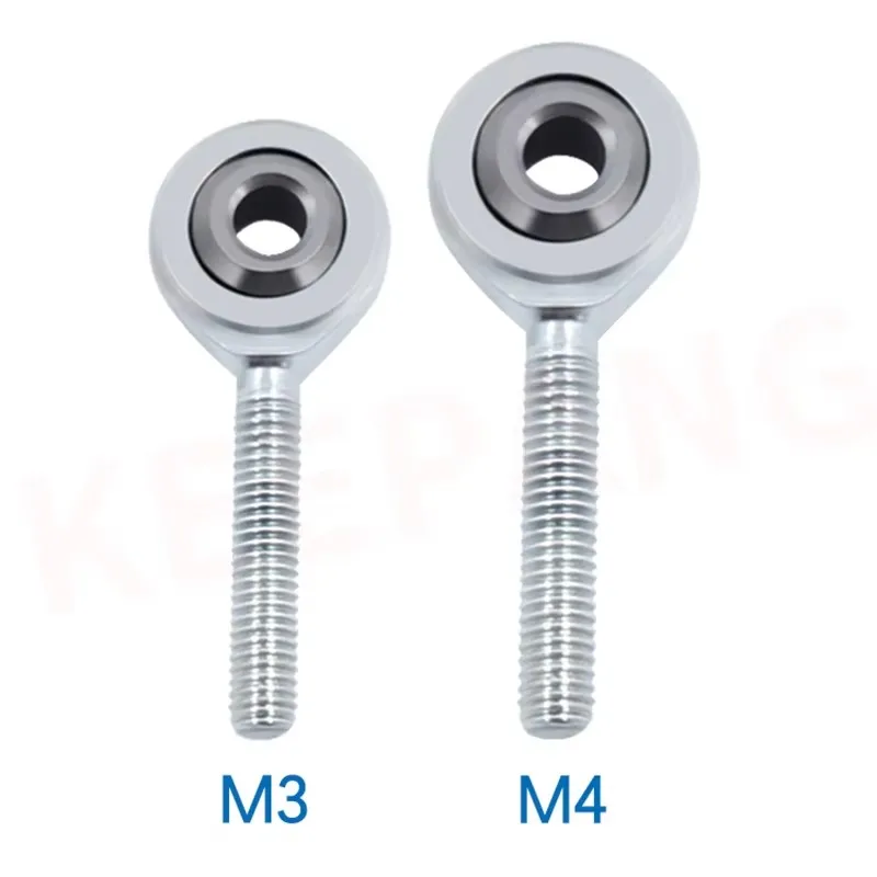M3 M4 Fisheye Ball Bearings 3D Printer Parts Rod Ends Joint Thread Female Ball Bearing SI4T/K SI3T/K Fish Eye Part 3D Printer