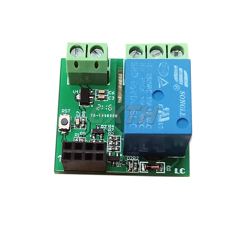 ESP8266 WiFi Dual-channel Relay Module ESP-01/01S DC 5V 1 Single Channel With Relay Indicator Light Low Level Control