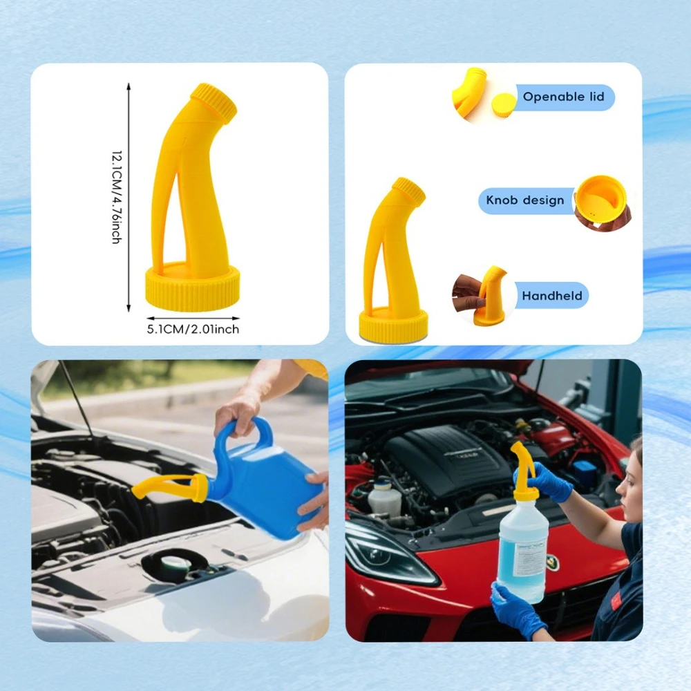 Canister Spout with Vent Ventilated Tank-type Nozzle for Smooth Continuous Pouring Garden Hose Nozzles Oil Water Nozzles