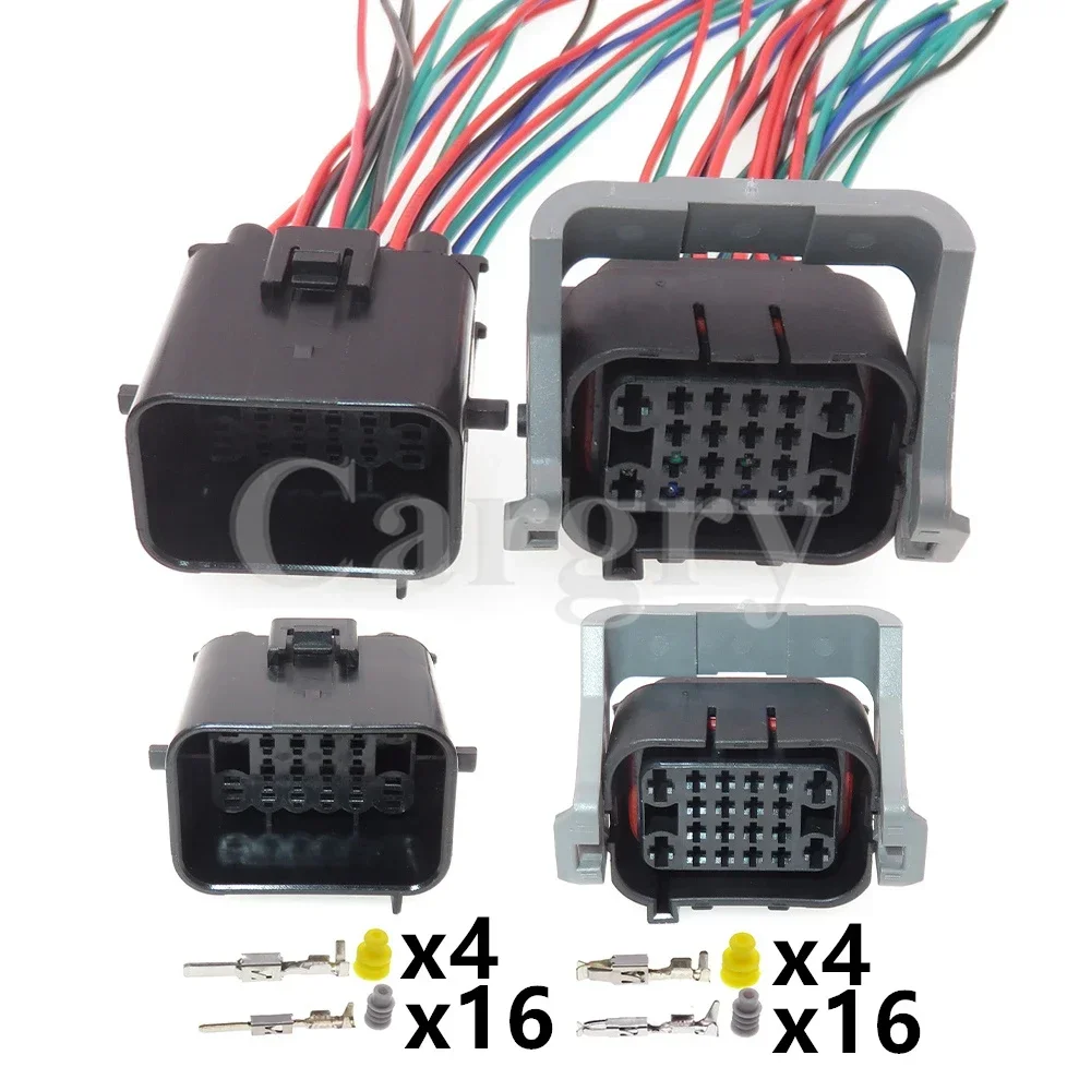 1 Set 20P 936780-2 936777-2 Car Engine Electric Cable Waterproof Socket AC Assembly Auto Modification Composite Plug Accessories
