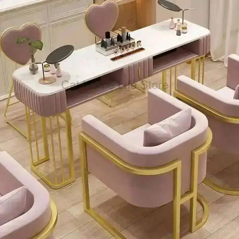 

Мебель для хранения косметики и эстетический органайзер, стол для салона красоты, столы для ногтей, профессиональный уголок для маникюра Mesa De Canto