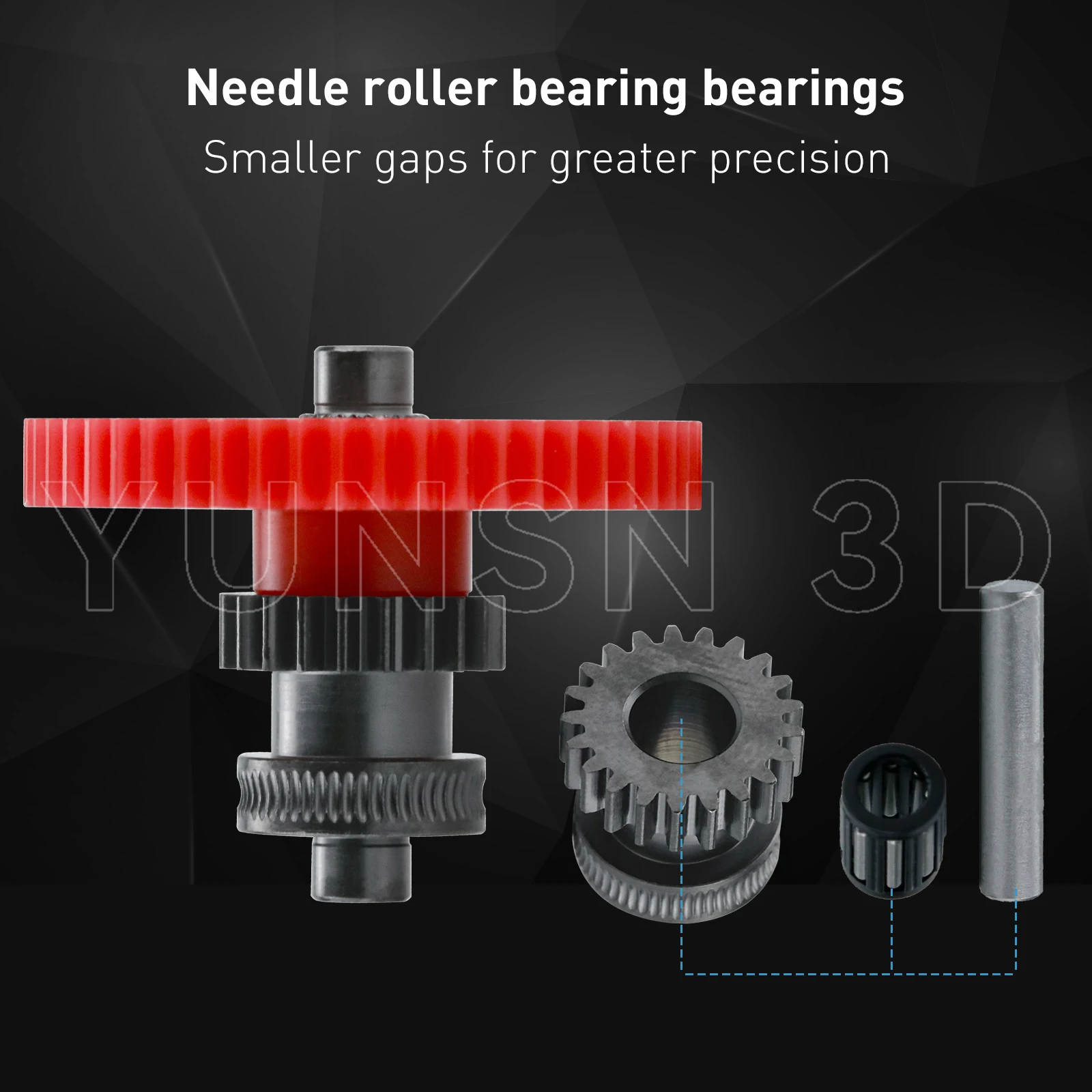 Zahnräder für Neptune 4/Pro/Plus/Max, nanobeschichteter Formstahl, integrierte Extruder-Zahnräder, CNC-präzises Druckkit für ELEGOO 3D-Drucker – Detail 4